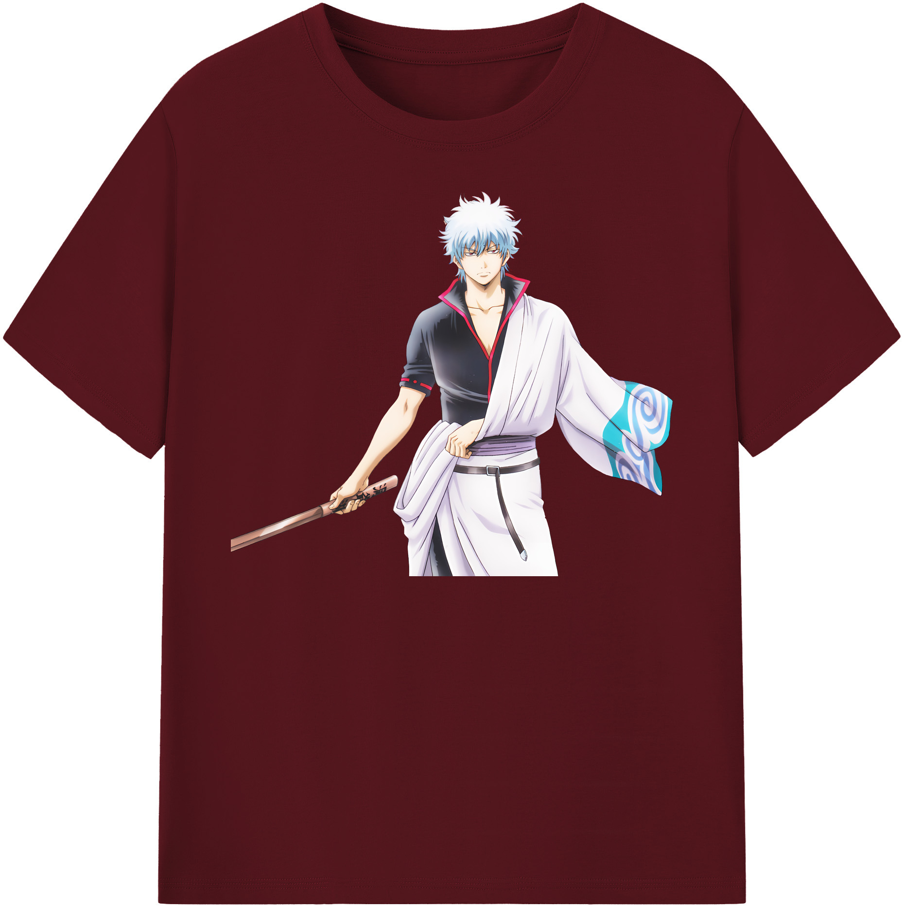 （画像用） ぎんたま 坂田銀時（さかたぎんとき） 神楽 志村新八（しむら しんぱち） GINTAMA Sakata Gintoki Kagura Shimura Shinpachi 綿100％半袖Tシャツ（フロントプリント）